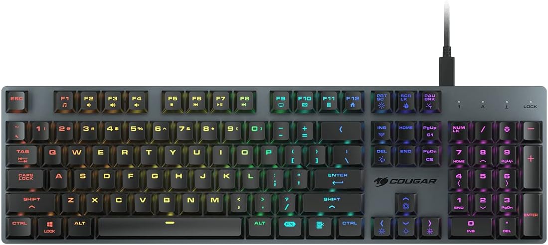 Cougar LUXLIM full-size RGB gaming keyboard